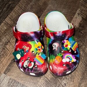 Crocs Kids Rainbow Clogs